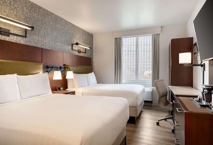 غرفه قياسيه سريرين مزدوجين, Doubletree By Hilton New York Downtown