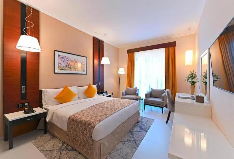 اتاق لوکس با تخت بزرگ, Asma Hotel Al Barsha