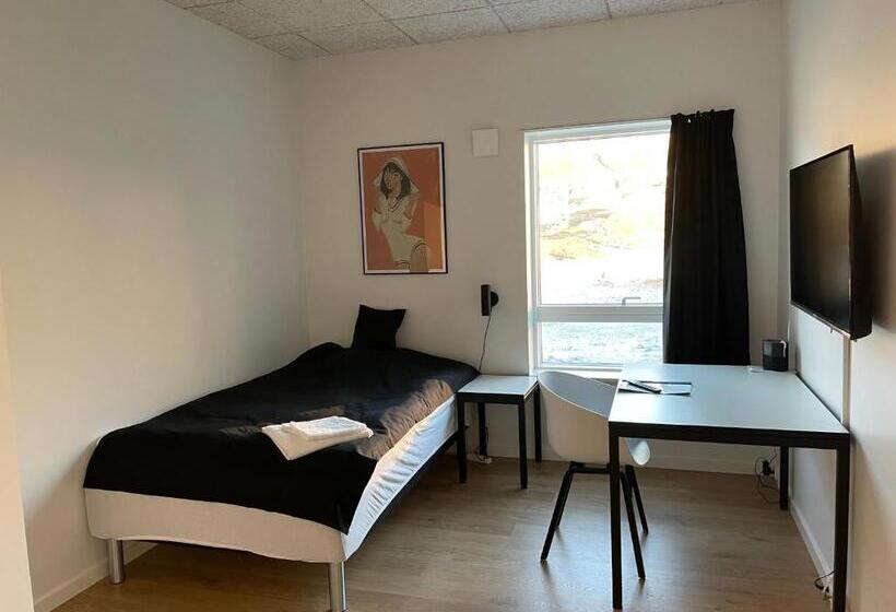 חדר סטנדרטי יחיד עם נוף לים, Tuukkaq Apartments