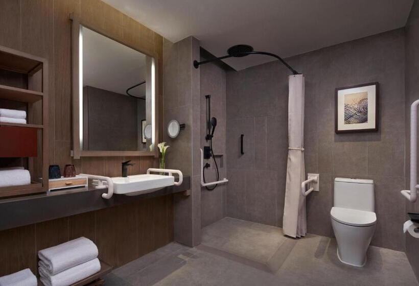 اتاق استاندارد با تخت بزرگ, Beijing Marriott Hotel Yanqing