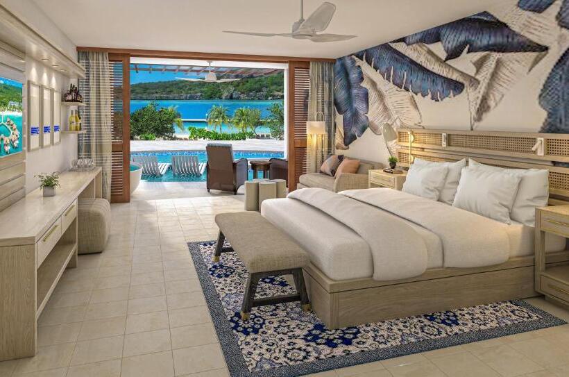 سوئیت جونیور کلوب با چشمانداز دریا, Sandals Royal Curacao All Inclusive Couples Only