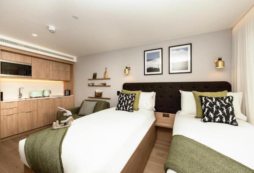 Студия Стандарт, Wilde Aparthotels London Aldgate Tower Bridge