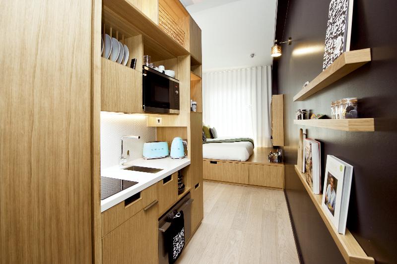 Студия Стандарт, Wilde Aparthotels London Aldgate Tower Bridge