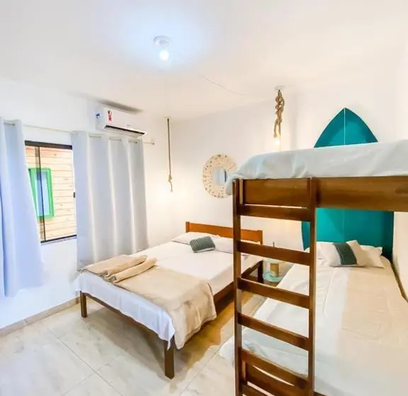 スイート（家族用）, Babitonga Hostel   100m Da Prainha