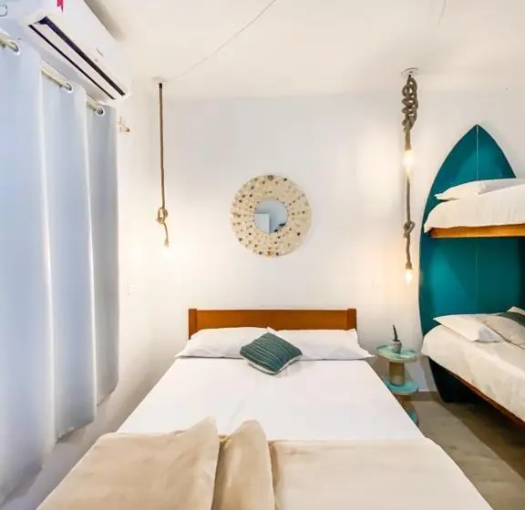 スイート（家族用）, Babitonga Hostel   100m Da Prainha