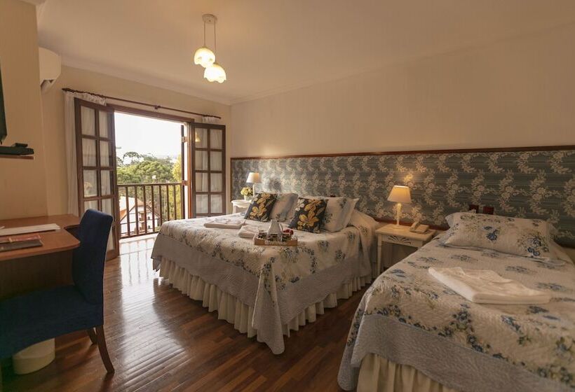 豪华三人间, Pousada Das Hortensias