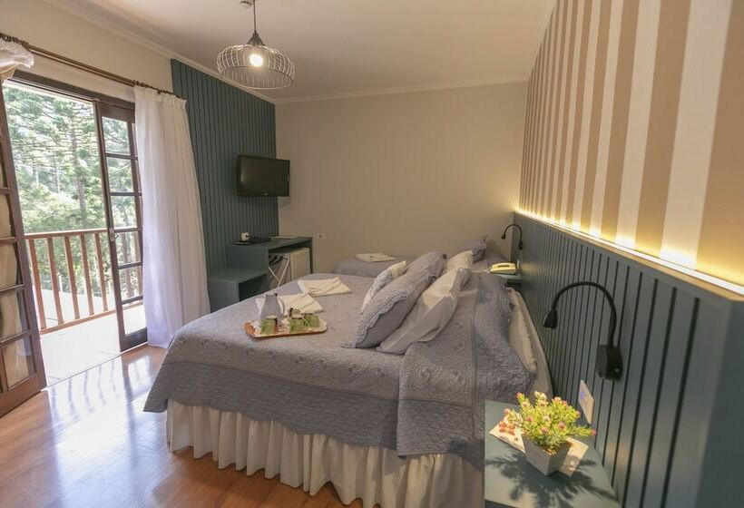 豪华三人间, Pousada Das Hortensias