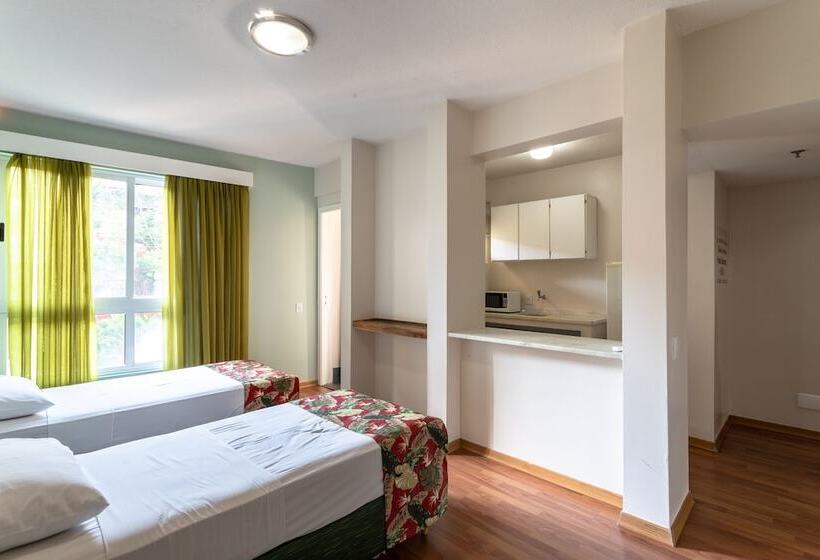 Четырехместный Номер Superior, Eko Residence Hotel   A 200m Do Auditório Araujo Vianna E Dos Hospitais Da Santa Casa