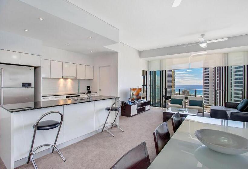 带2个卧室带海景的公寓, Mantra Sierra Grand