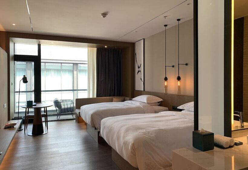 İki Çift Kişilik Yataklı Standart Oda, Courtyard By Marriott Pinghu