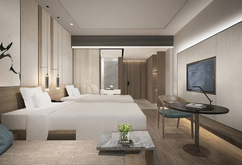 ２ダブルベッドのスタンダードルーム, Courtyard By Marriott Pinghu