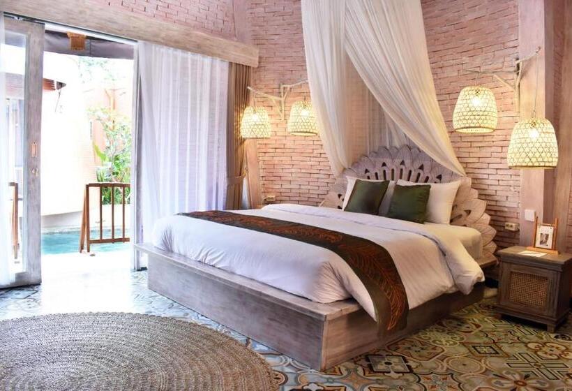 וילה עם חדר שינה אחד ובריכת שחיה, Dusun The Villas