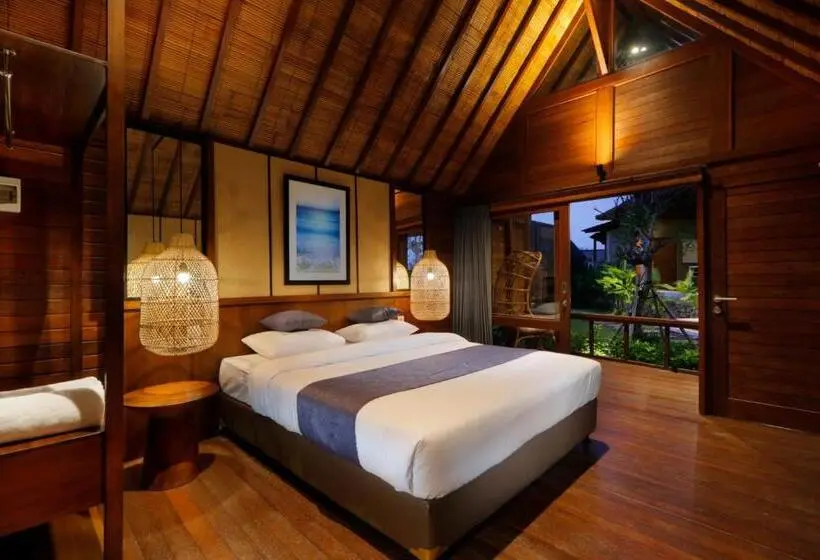 اتاق استاندارد با چشم‌انداز استخر, Bingin Lodge Uluwatu
