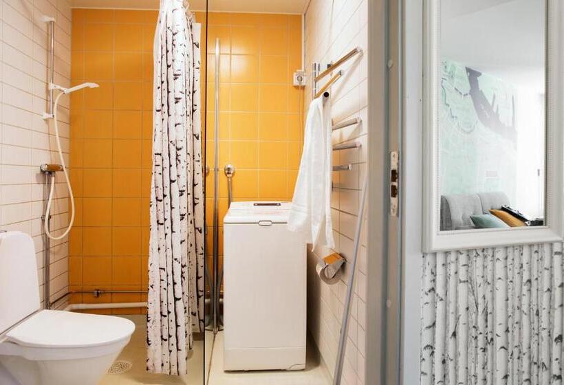 Апартаменты 1 Спальня Нижний Этаж, Slottsskogen Hostel