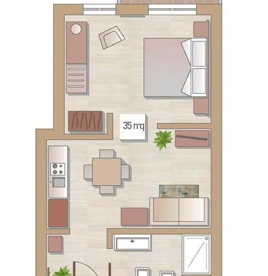 デラックススタジオ, Arvo Residence Sila Lorica