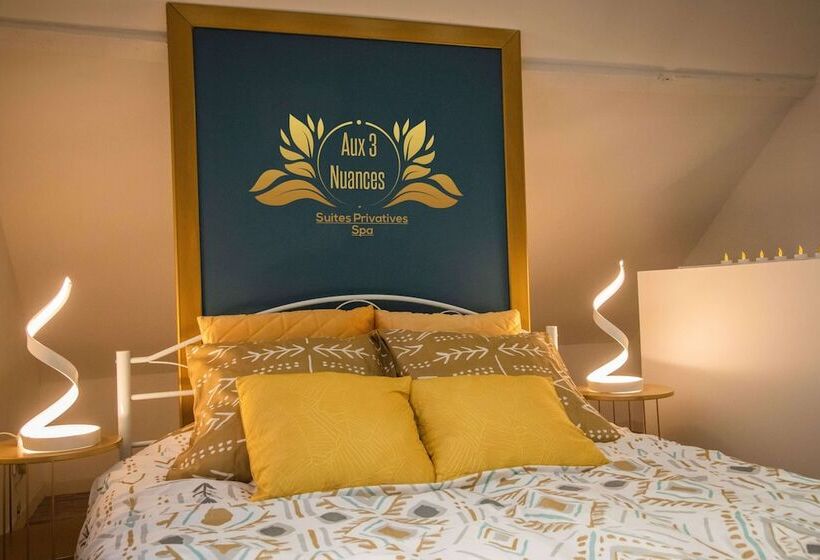 디럭스 스위트, Aux 3 Nuances Suites Privatives & Spa