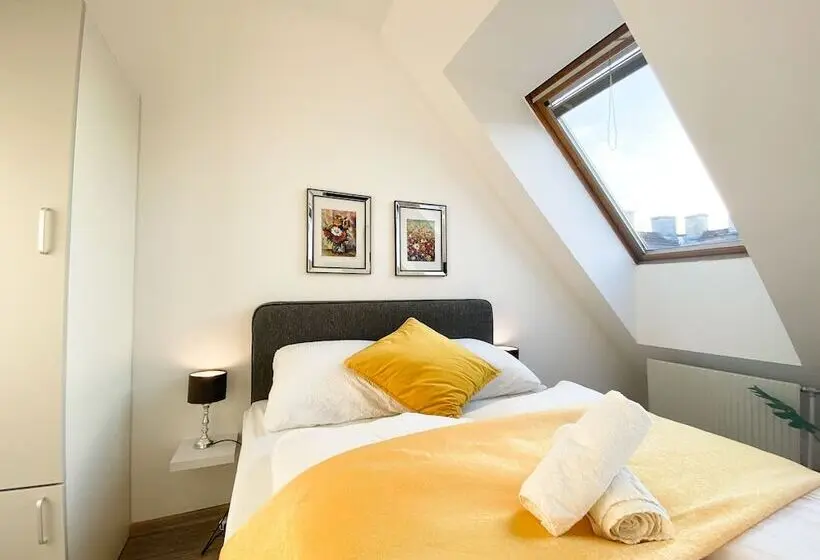 اتاق لوکس, 10 Min Walk To Hauptbahnhof, Cozy Private Rooms With Ac, Tv & Wifi