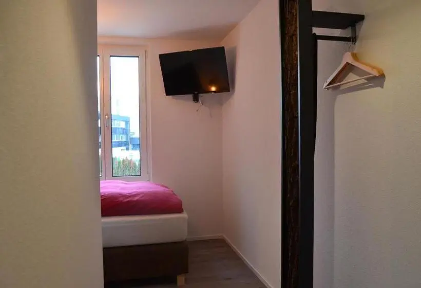 シングルベーシックルーム, Guesthouse Meitschi Thun Contactless Self Check In