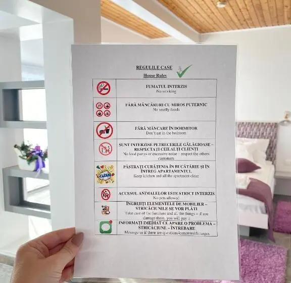 バルコニー付き1ベッドルームアパートメント, Red Family Apartments