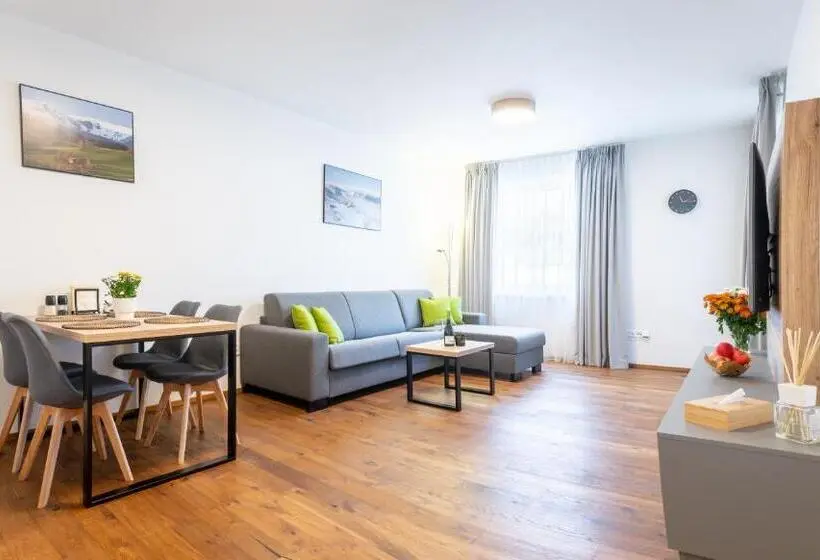バルコニー付き１ベッドルームアパートメント, Apartmány Resort Vrchlabí