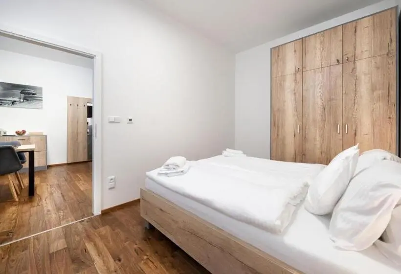 １階の１ベッドルームアパートメント, Apartmány Resort Vrchlabí