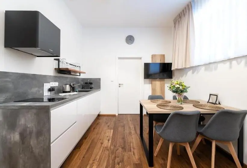 １階の１ベッドルームアパートメント, Apartmány Resort Vrchlabí
