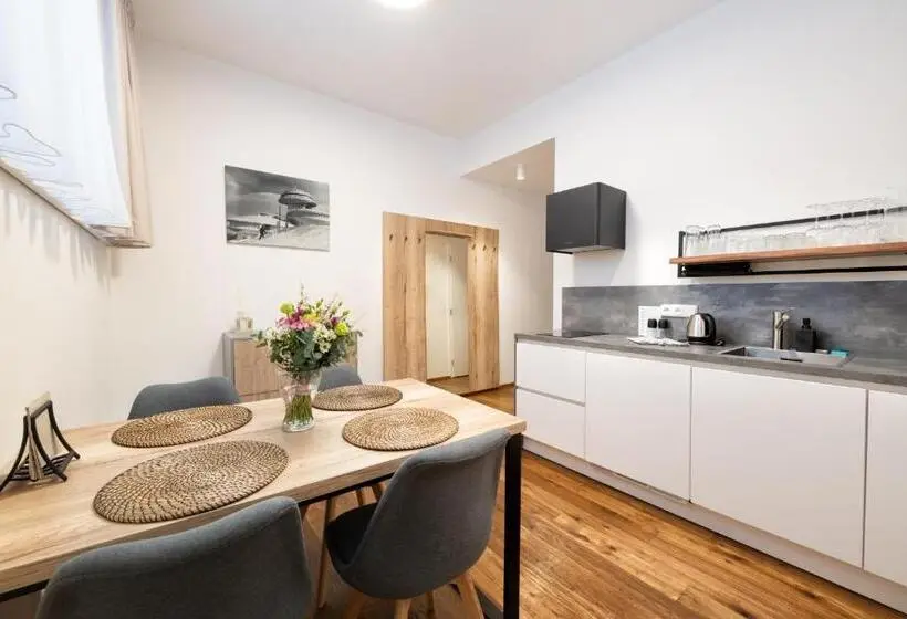 １階の１ベッドルームアパートメント, Apartmány Resort Vrchlabí