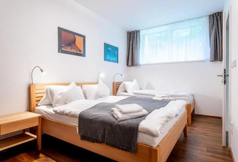 １階の１ベッドルームアパートメント, Apartmány Resort Vrchlabí
