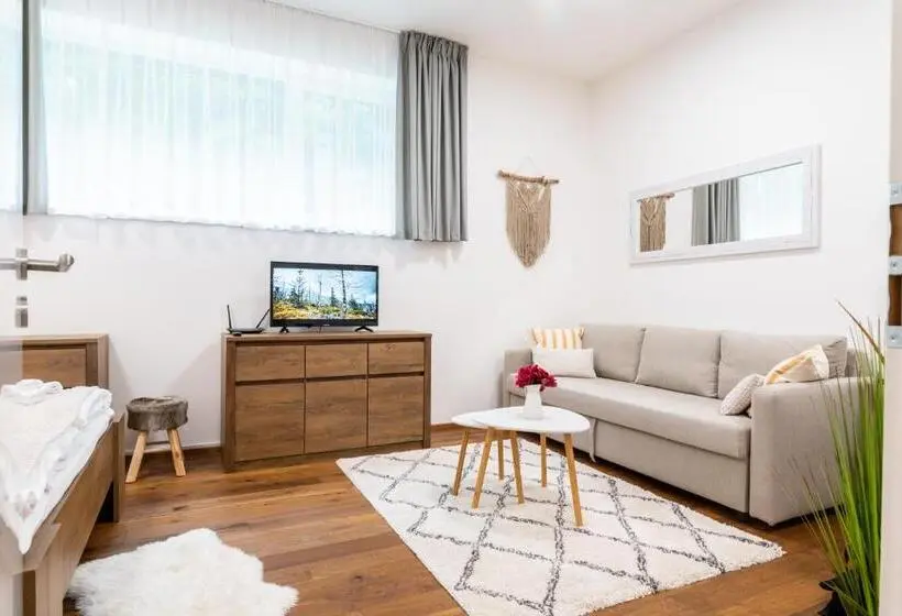 キングサイドベッドのスタンダードワンルーム, Apartmány Resort Vrchlabí