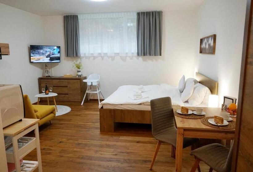 شقة ديلوكس غرفة واحدة, Apartmány Resort Vrchlabí