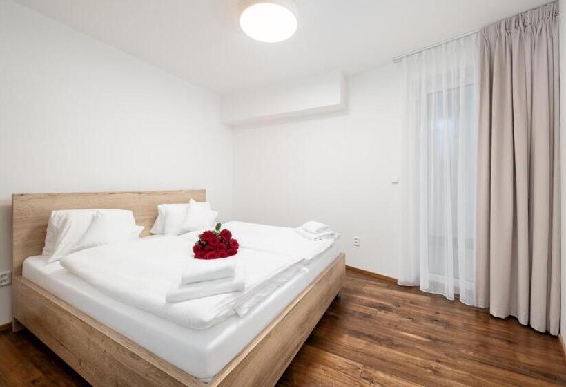 آپارتمان 1 خوابه با بالکن, Apartmány Resort Vrchlabí