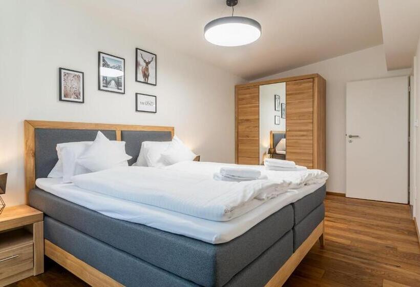 شقة غرفتين نوم مزودة بشُرفة, Apartmány Resort Vrchlabí