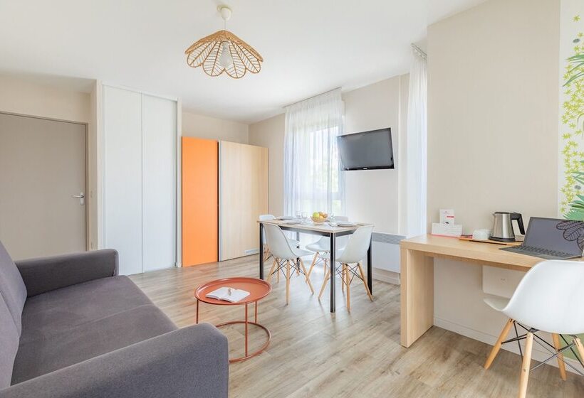 Апартаменты 1 Спальня, Appart’city Confort Tours