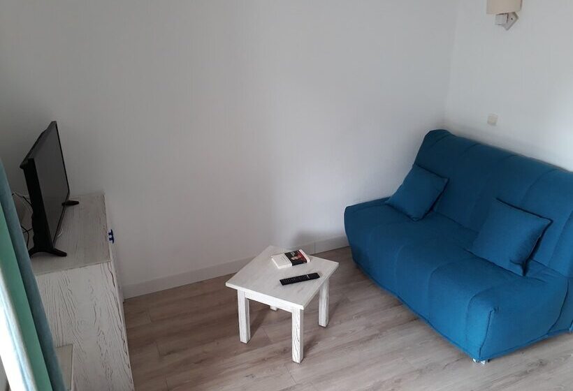 2침실 아파트 풀장 전망, Résidence Les Alcyons