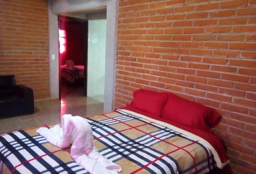 غرفة عائلية, Cabañas Tlaxco La Loma
