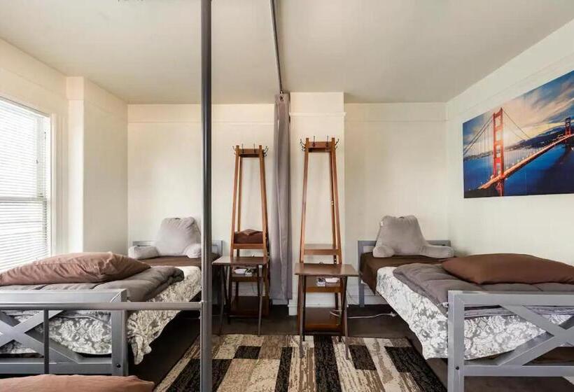 اتاق استاندارد چهارنفره با سرویس بهداشتی مشترک, Sunset Edwardian Bed And Breakfast At Golden Gate Park San Francisco