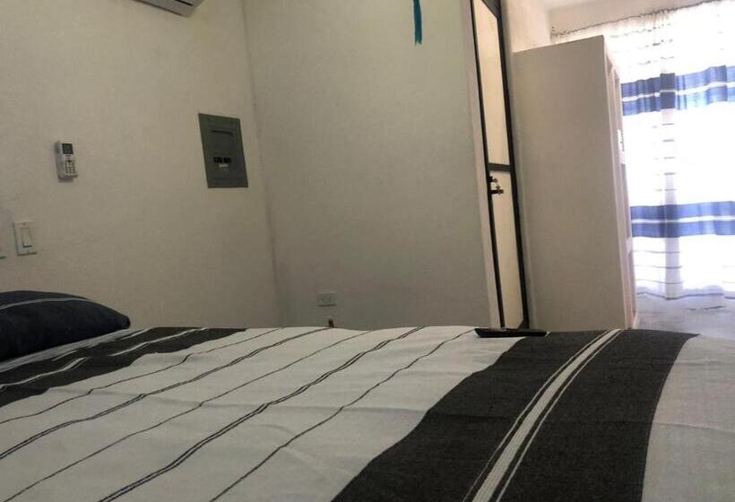 스탠다드 룸, Casa Arrecife Tortuga 3, Beach Is Steps Away! Fast Internet, Private Cozy Room!