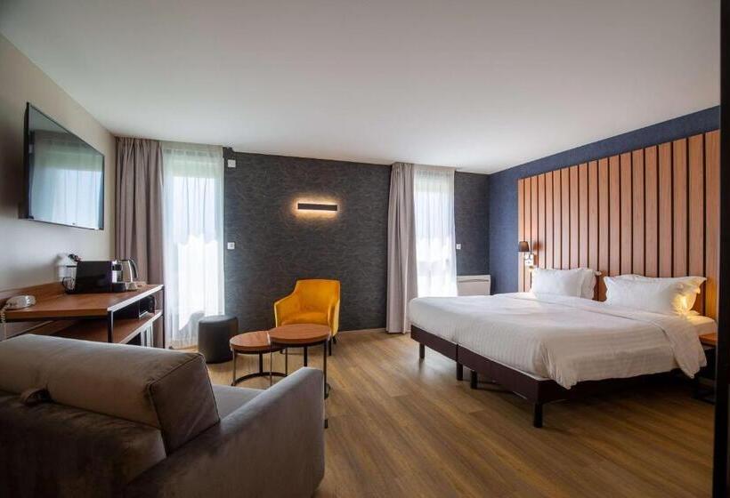 可观景的小型套房, Brit Hotel & Spa Côte Des Sables