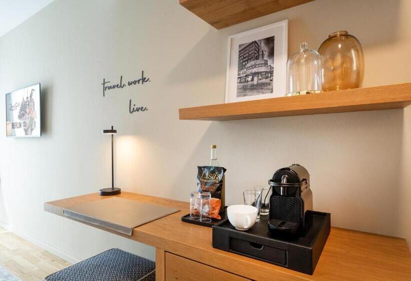 キングサイズベッドのスタンダードルーム, June Six Hotel Berlin City West