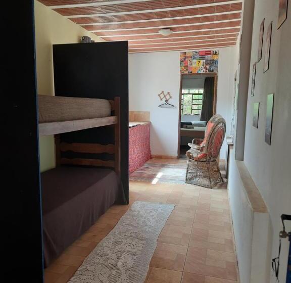 Кровать в Общей Комнате, Pousada Confraria Casa Branca