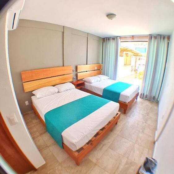 デラックスの４人部屋, Casa Shula, Acapulco