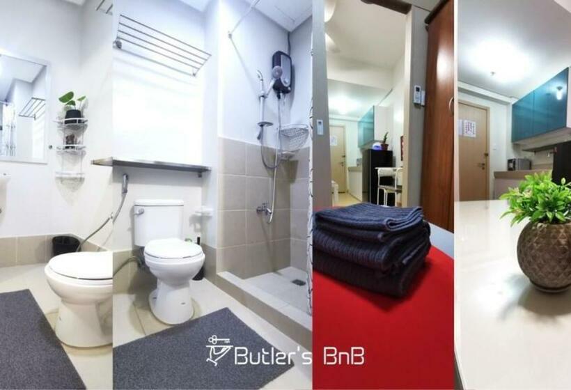Quarto Deluxe com Balcão, Butler S Bnb @ Trees Residences Qc Phil