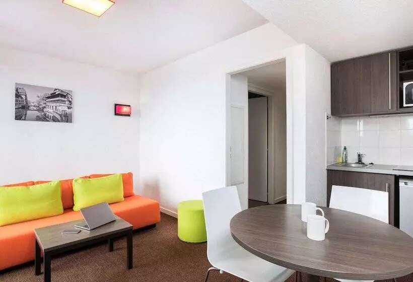 1ベッドルームアパートメント, Aparthotel Adagio Access Strasbourg Petite France