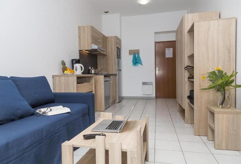 Студия Стандарт, Residence Odalys Valentin Plage