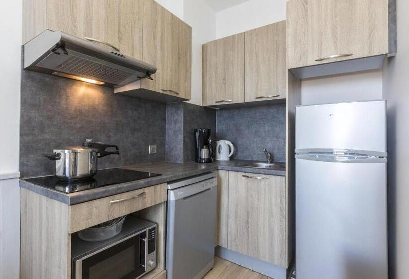 דירת חדר, Residence Odalys Valentin Plage