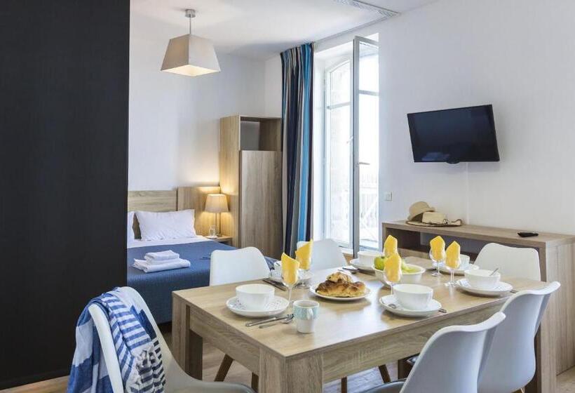 Апартаменты 1 Спальня, Residence Odalys Valentin Plage