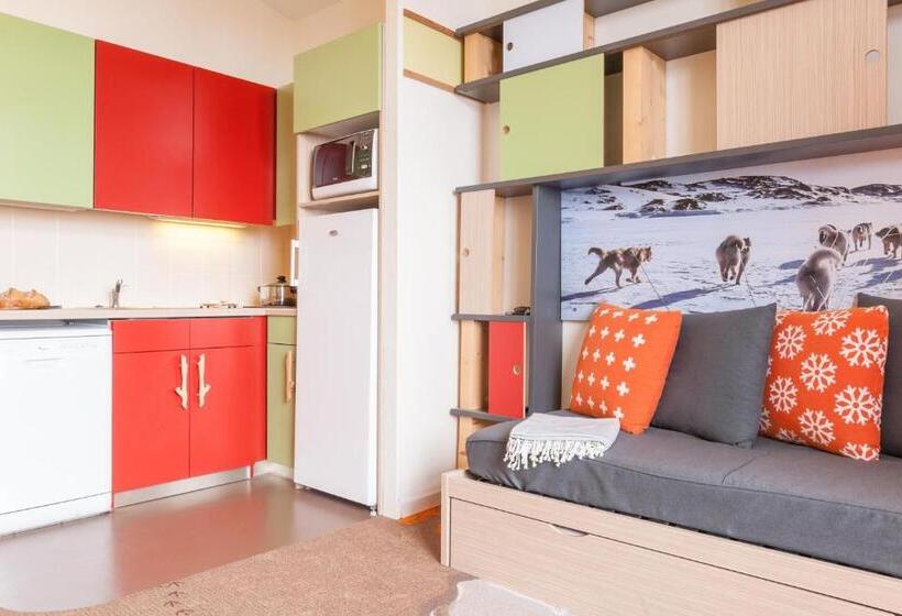 آپارتمان 1 خوابه با چشمانداز, Residence Pierre & Vacances Electra