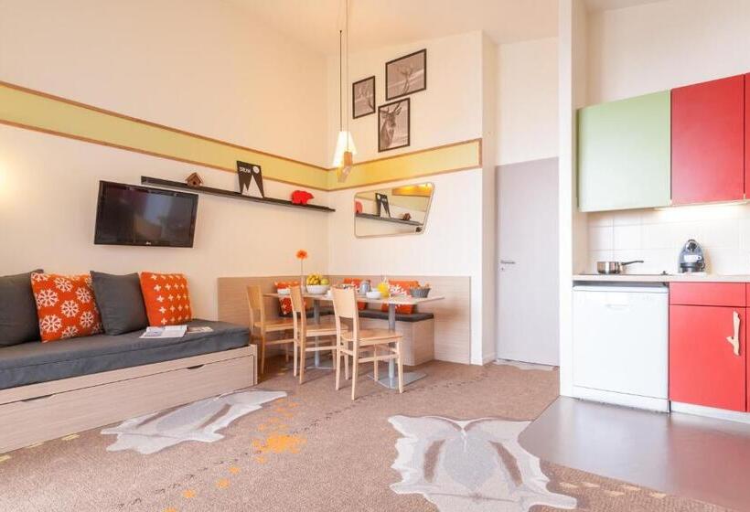 آپارتمان 1 خوابه با چشمانداز, Residence Pierre & Vacances Electra