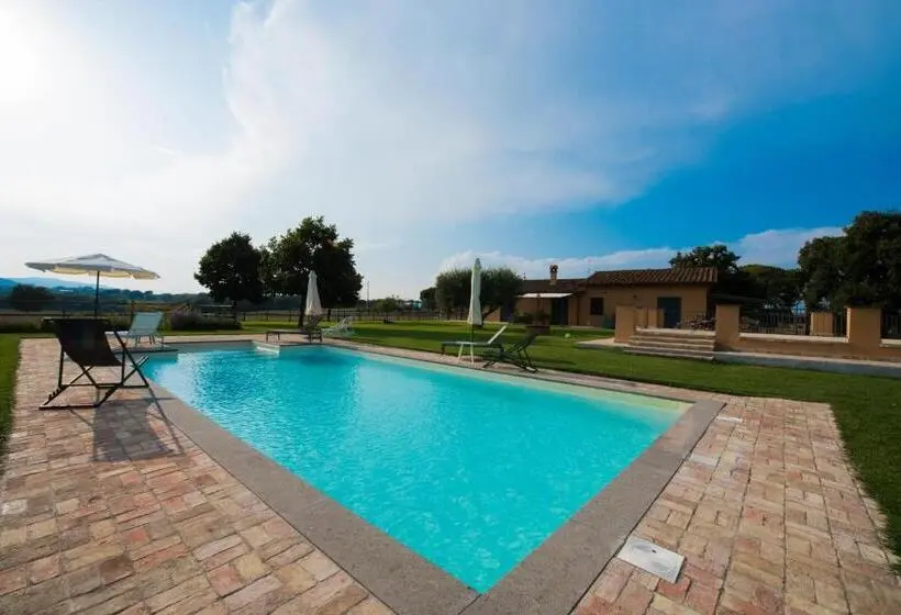 １ベッドルームのデラックスアパートメント, Agriturismo La Ghiga