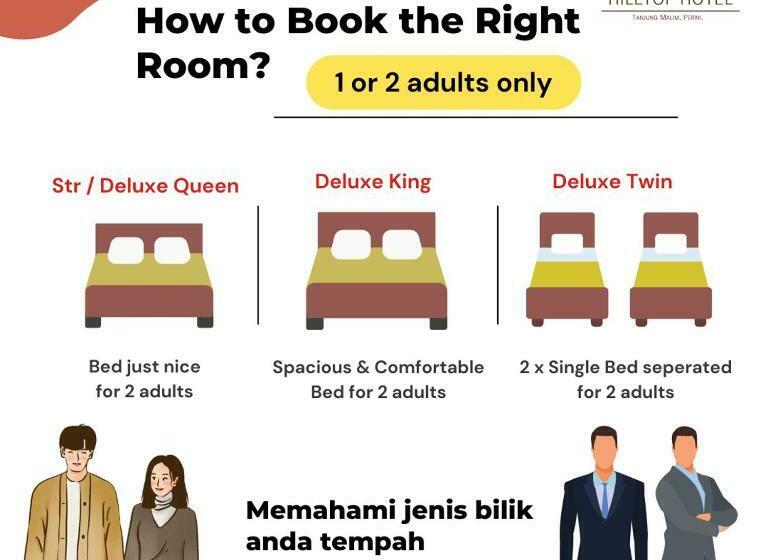 디럭스 룸, Hilltop Hotel Tanjung Malim